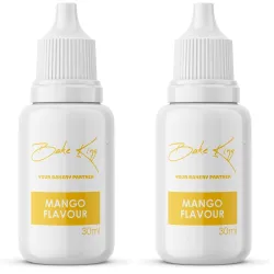 BAKE KING Mango Flavour Essence 30ml | Baking Essential Ideal for Cakes, Jams, Cookies, Ice Creams, Chocolate (Pack of 2)