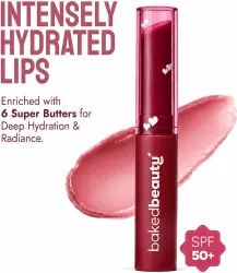 BAKED BEAUTY Ultra Soft Tinted Lip Balm Stick SPF 50++ With Shea Butter