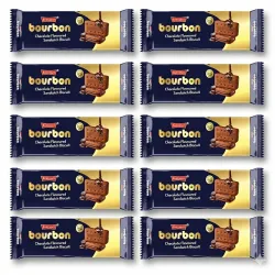 Bakemate Bourbon Cream Biscuit (Pack-10, 135g Each)