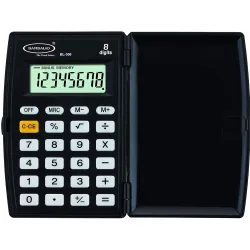 Bambalio 8 Digits BL-300 with 3 Years Warranty Portable Pocket Calculator (Black)