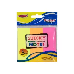 Bambalio Sticky Notes Pad Neon Colors