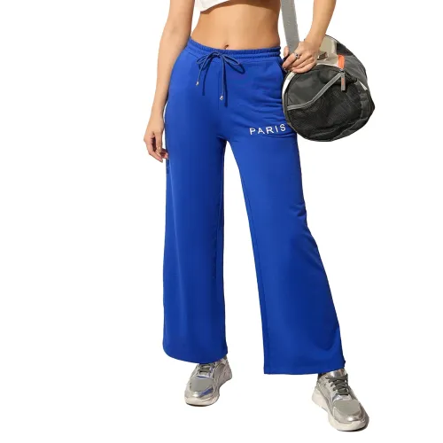 Image of barcino Black Terry New York Print Track Pants