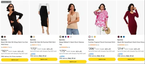 Image of Barcino Women's Clothing Upto 92% Off