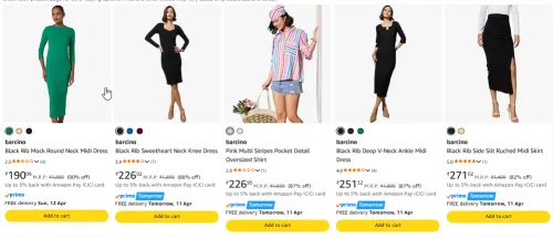 Image of Barcino womens dresses upto 82% discount 