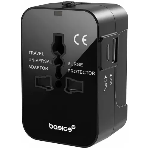 Image of Basics India Universal Travel Adapter