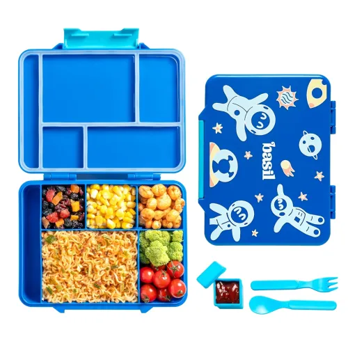 Image of Basil Bento Binge 5 Compartment Lunch Box, 