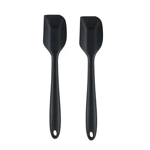 Image of Baskety Silicone Spatula Set of 2 Black
