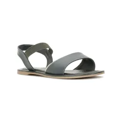Bata 5617 Christie Sandal E 24 Dark Green Sandals For Women | family outings | cushioning | adjustable straps | keep feet cool and dry |