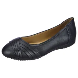 Bata Comfit Womens Pleated Ballerina Ballerinas (5516780), Black, 3