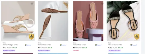 Image of Bata Footwear at minimum 80% Discount