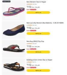 Bata Footwears Starting at ₹112