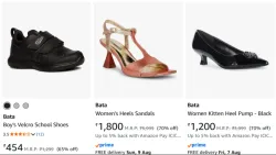 Bata Footwears at minimum 72% Discount