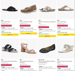Bata Footwears at minimum 83% Discount