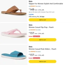 Bata Footwears up to 75% Discount