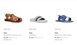 Bata Men Footwear Starting At ₹299