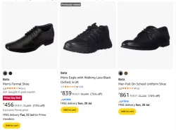 Bata Mens Shoes Starting @ ₹456