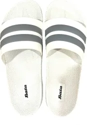 Bata Men Slides (White , 9)