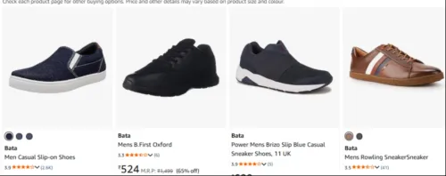 Image of Bata Mens B.First Oxford Upto 65% OFF