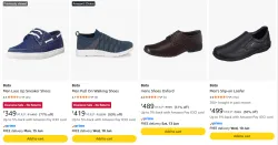 Bata Mens Footwear at Minimum 80% Discount