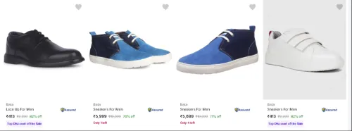 Image of Bata Men's Footwears up to 82% Discount