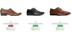 Bata Mens Formal Shoes @ Flat 60% Discount