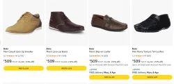 Bata Mens Shoes at minimum 70% Discount