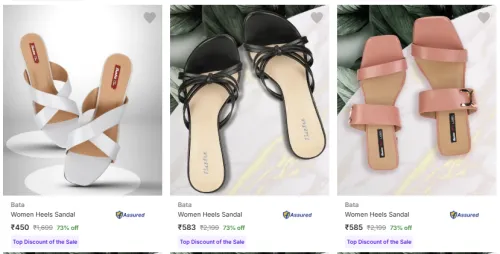 Image of Bata Women's Footwear upto 76% Discount