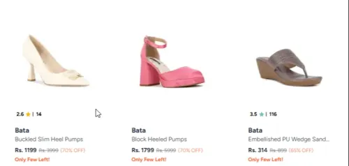 Image of Bata women's heels up to 70% Discount