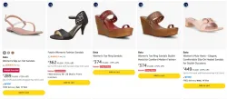 Bata women sandals at minimum 70% Discount