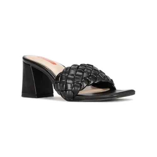 Image of Bata Womens CARLY BLOCK Heels, Black
