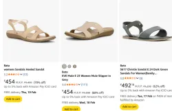 Bata womens footwear minimum 70% off