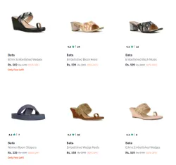 Bata Womens Footwear @ Minimum 80% Discount