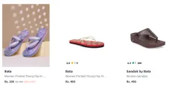 Bata Womens Footwear Starting @ ₹199