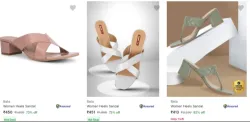 Bata Womens Footwears at minimum 82% Discount
