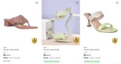 Bata Womens Heels at minimum 70% Discount