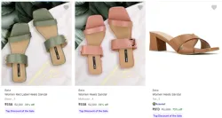 Bata Womens Heels at minimum 73% Discount