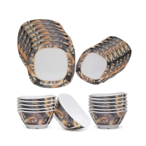 Image of Bataniya 24-Piece Melamine Dinner Set