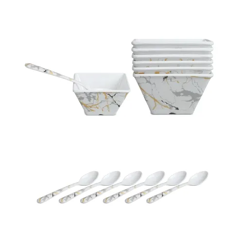 Image of Bataniya Triple Coated 12Piece Serving Bowl 