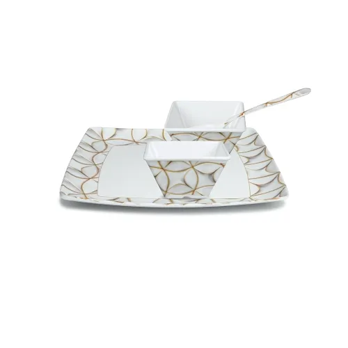Image of Bataniya Triple Coated 4-Piece Dinner Set