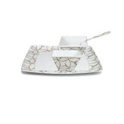 Bataniya Triple Coated 4-Piece Dinner Set