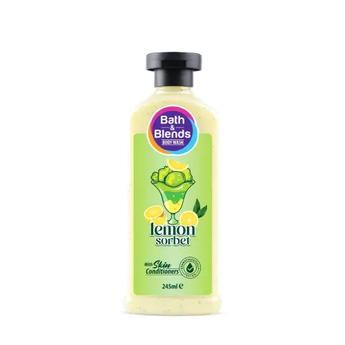 Image of Bath & Blends Lemon Sorbet Body Wash, 245ml