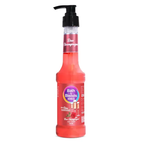 Image of Bath & Blends Rose Champagne Shower Gel | Hydrate & Moisturize Skin |