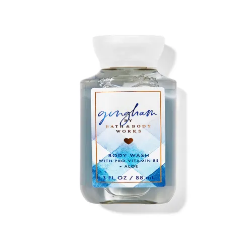 Image of Bath & Body Works Gingham Travel Size Shower Gel 