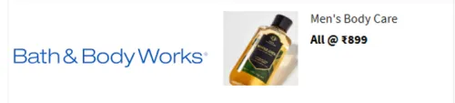 Image of Bath & Body Works Offer : All Men Body Care Items Is Available At ₹899