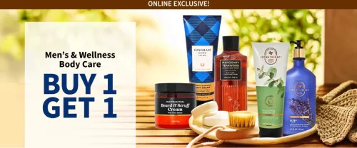 Image of bathandbodyworks : BUY 1 GET 1 FREE Men's & Wellness Body care