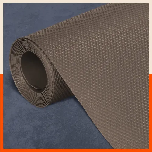 Image of Bathla Brown EVA Anti-Slip Shelf Liner (45cm x 3m Roll)