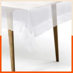 Bathla Matworks Albus Plastic Table Cover