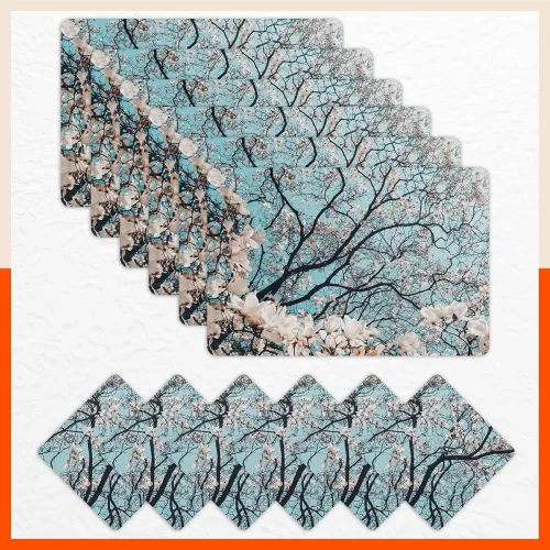 Image of Bathla Matworks PVC Table Mats & Coasters So6