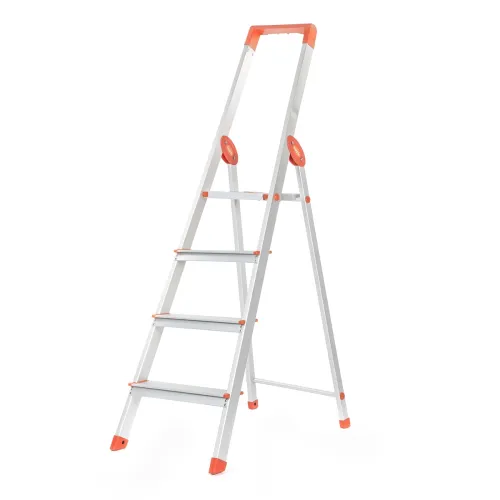 Image of Bathla Prime 4 Step Foldable Aluminium Home Ladder