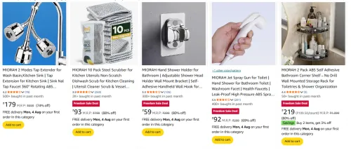 Image of Bathroom Accessories Upto 89% Off